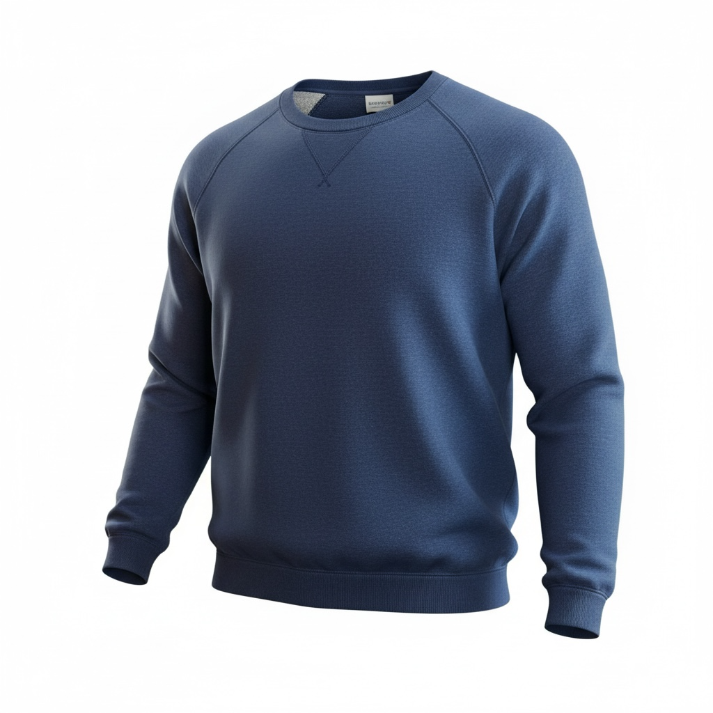 Men's organic cotton crew neck raglan sleeve sweatshirt