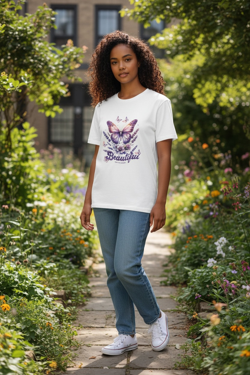White cotton T-shirt
