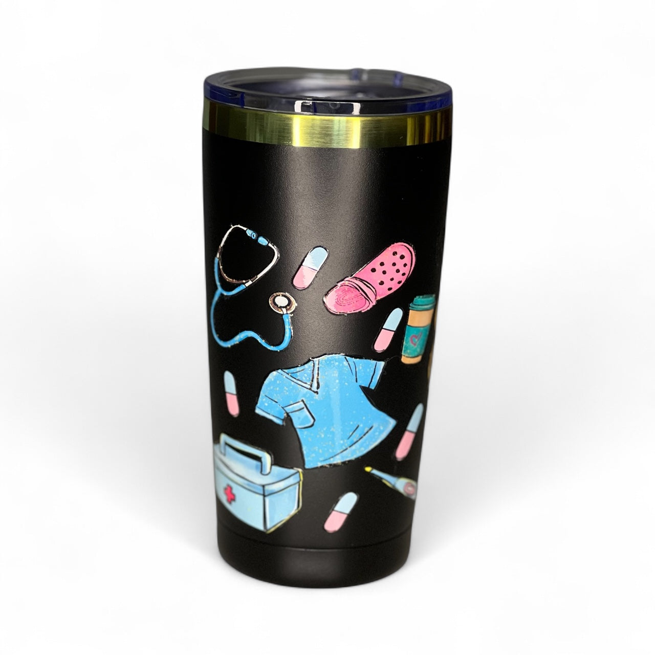 Travel Coffee Cup. Nurse gift