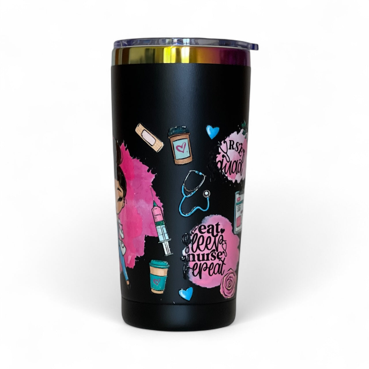 Travel Coffee Cup. Nurse gift