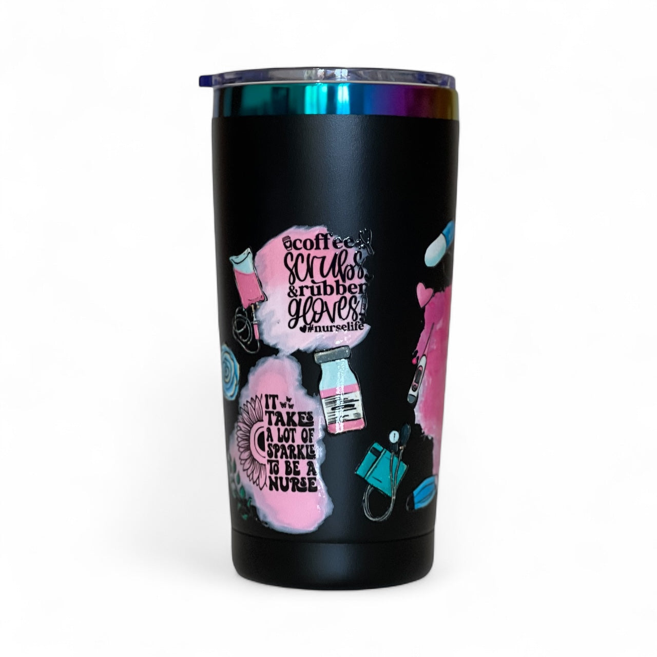 Travel Coffee Cup. Nurse gift