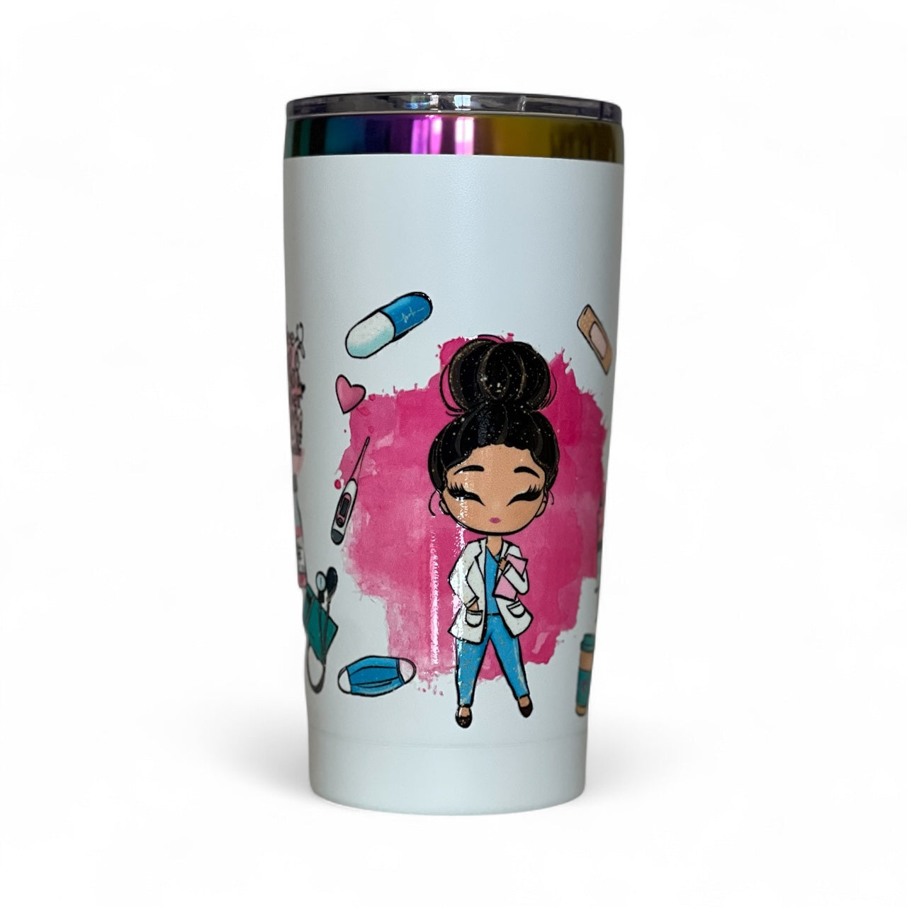 Travel Coffee Cup. Nurse gift