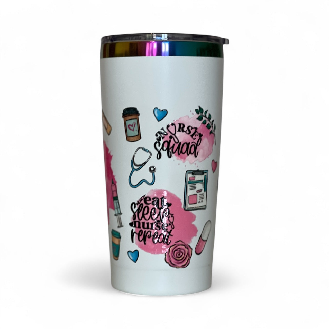Travel Coffee Cup. Nurse gift