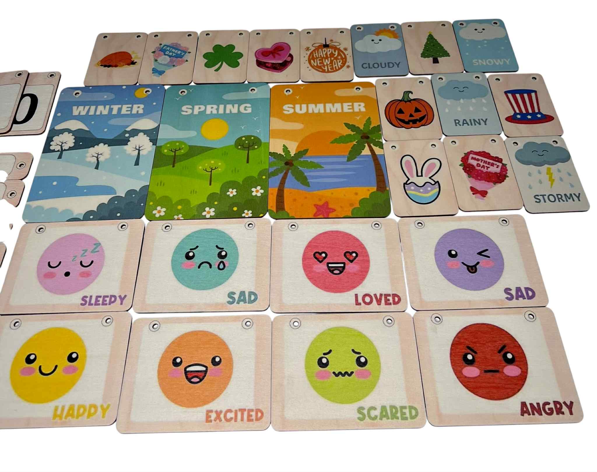 Girl/ toddler, Montessori Learning Activities, Wood Calendar, present
